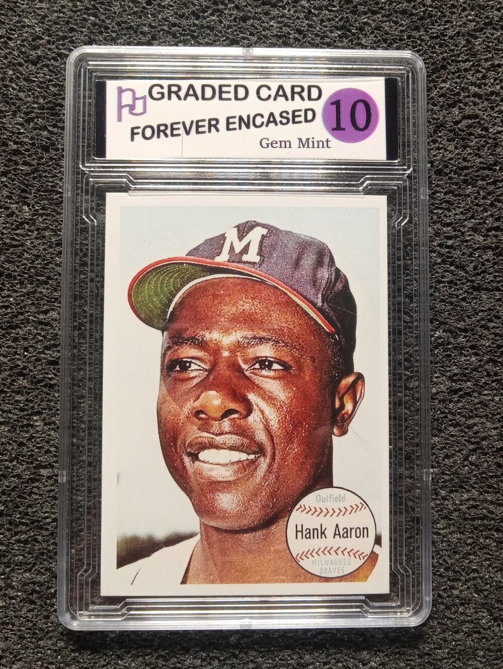 Hank Aaron Atlanta Braves HOF Baseball Card
